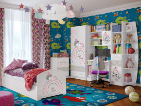 Детская комната Юниор-2 Принцесса 1 в Лангепасе - langepas.magazinmebel.ru | фото