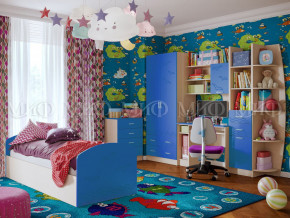 Детская комната Юниор-2 Синий в Лангепасе - langepas.magazinmebel.ru | фото