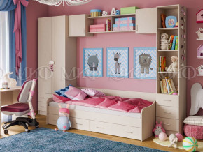 Детская комната Вега 1 Дуб беленый в Лангепасе - langepas.magazinmebel.ru | фото
