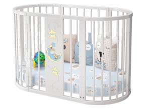 Детская кроватка белая Эстель в Лангепасе - langepas.magazinmebel.ru | фото