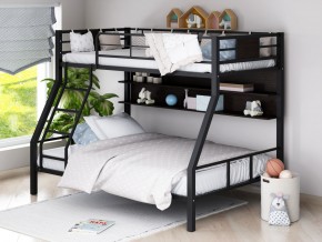 Двухъярусная кровать Гранада-1П черный в Лангепасе - langepas.magazinmebel.ru | фото - изображение 1