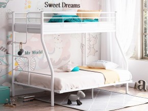 Двухъярусная кровать Гранада-3 140 белый в Лангепасе - langepas.magazinmebel.ru | фото - изображение 1