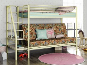 Двухъярусная кровать с диваном Мадлен 3 Слоновая кость-марки в Лангепасе - langepas.magazinmebel.ru | фото