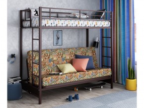 Двухъярусная кровать с диваном Мадлен Коричневая-марки в Лангепасе - langepas.magazinmebel.ru | фото