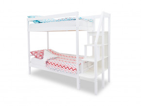 Двухъярусная кровать Svogen белый в Лангепасе - langepas.magazinmebel.ru | фото - изображение 1