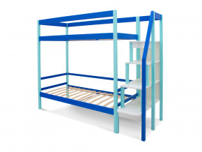 Двухъярусная кровать Svogen мятно-синий в Лангепасе - langepas.magazinmebel.ru | фото - изображение 2