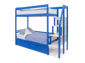Двухъярусная кровать Svogen с ящиками синий в Лангепасе - langepas.magazinmebel.ru | фото