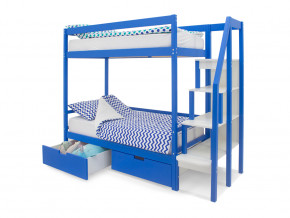 Двухъярусная кровать Svogen с ящиками синий в Лангепасе - langepas.magazinmebel.ru | фото - изображение 2