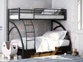 Двухъярусная кровать Виньола-2 Я черный в Лангепасе - langepas.magazinmebel.ru | фото
