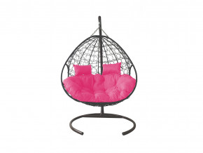 Кокон Для двоих с ротангом розовая подушка в Лангепасе - langepas.magazinmebel.ru | фото