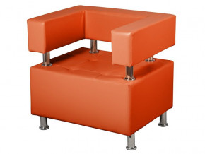 Кресло Борк Кожзам Оранжевый в Лангепасе - langepas.magazinmebel.ru | фото - изображение 1