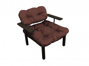 Кресло Дачное коричневая подушка в Лангепасе - langepas.magazinmebel.ru | фото