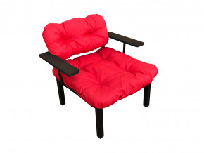 Кресло Дачное красная подушка в Лангепасе - langepas.magazinmebel.ru | фото