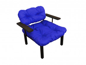Кресло Дачное синяя подушка в Лангепасе - langepas.magazinmebel.ru | фото - изображение 1