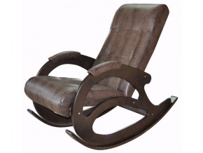 Кресло-качалка К 5/1 коричневый крокодил в Лангепасе - langepas.magazinmebel.ru | фото - изображение 1