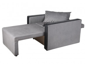 Кресло-кровать Милена с подлокотниками велюр серый в Лангепасе - langepas.magazinmebel.ru | фото - изображение 2