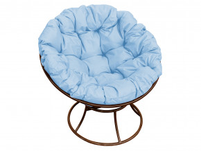 Кресло Папасан без ротанга голубая подушка в Лангепасе - langepas.magazinmebel.ru | фото