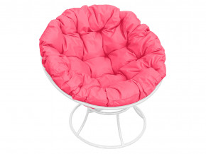 Кресло Папасан без ротанга розовая подушка в Лангепасе - langepas.magazinmebel.ru | фото