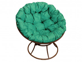 Кресло Папасан без ротанга зелёная подушка в Лангепасе - langepas.magazinmebel.ru | фото