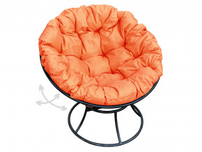 Кресло Папасан пружинка без ротанга оранжевая подушка в Лангепасе - langepas.magazinmebel.ru | фото