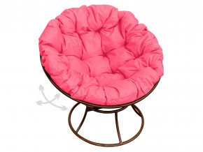 Кресло Папасан пружинка без ротанга розовая подушка в Лангепасе - langepas.magazinmebel.ru | фото - изображение 1
