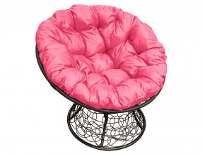 Кресло Папасан с ротангом розовая подушка в Лангепасе - langepas.magazinmebel.ru | фото