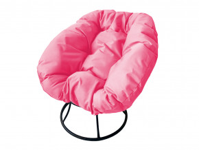 Кресло Пончик без ротанга розовая подушка в Лангепасе - langepas.magazinmebel.ru | фото - изображение 1