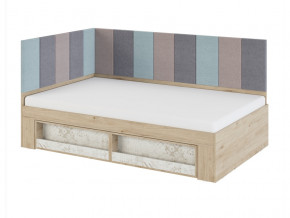 Кровать 1,2 с мягкими элементами 1,2 и 2,0 Алиса мод.2.3 в Лангепасе - langepas.magazinmebel.ru | фото - изображение 1