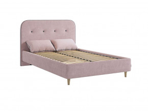Кровать 1200 Лео велюр нежно-розовый в Лангепасе - langepas.magazinmebel.ru | фото - изображение 3