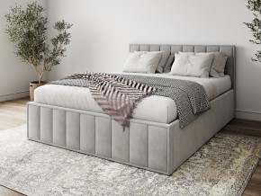 Кровать 1400 Лана серый велюр в Лангепасе - langepas.magazinmebel.ru | фото