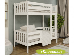 Кровать 2-х ярусная Аист-2 Классика белый 1800х900 мм в Лангепасе - langepas.magazinmebel.ru | фото - изображение 1