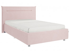Кровать Альба 1200 велюр нежно-розовый в Лангепасе - langepas.magazinmebel.ru | фото - изображение 1