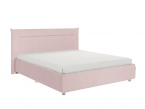 Кровать Альба 1600 велюр нежно-розовый в Лангепасе - langepas.magazinmebel.ru | фото - изображение 1