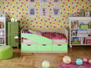 Кровать Бабочки 1600 Салатовый в Лангепасе - langepas.magazinmebel.ru | фото