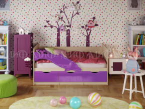 Кровать Дельфин-1 1800 Фиолетовый металлик в Лангепасе - langepas.magazinmebel.ru | фото - изображение 1