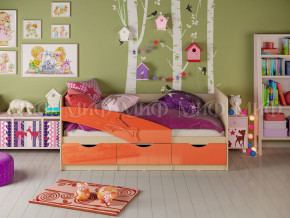 Кровать Дельфин 1800 Оранжевый металлик в Лангепасе - langepas.magazinmebel.ru | фото