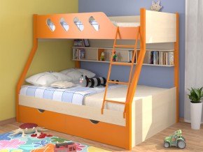 Кровать Дельта 20.02 оранжевая в Лангепасе - langepas.magazinmebel.ru | фото