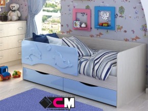 Кровать детская Алиса КР 812 голубая 1600 в Лангепасе - langepas.magazinmebel.ru | фото