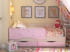 Кровать детская Алиса КР 812 розовая 1600 в Лангепасе - langepas.magazinmebel.ru | фото - изображение 1