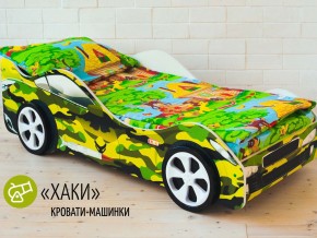 Кровать детская машина Хаки в Лангепасе - langepas.magazinmebel.ru | фото - изображение 2