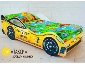 Кровать детская машина Такси в Лангепасе - langepas.magazinmebel.ru | фото