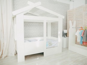 Кровать детская Теремок без ящика белая в Лангепасе - langepas.magazinmebel.ru | фото