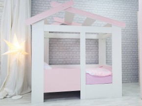 Кровать детская Теремок без ящика розовая в Лангепасе - langepas.magazinmebel.ru | фото