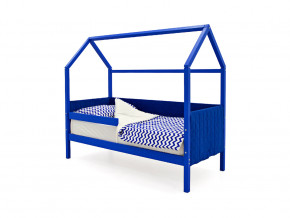 Кровать-домик мягкий Svogen с бортиком синий в Лангепасе - langepas.magazinmebel.ru | фото - изображение 1