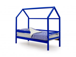 Кровать-домик Svogen с бортиком синий в Лангепасе - langepas.magazinmebel.ru | фото