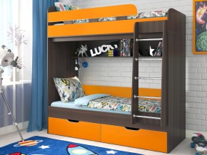 Кровать двухъярусная Юниор 5 Бодего-Оранжевый в Лангепасе - langepas.magazinmebel.ru | фото