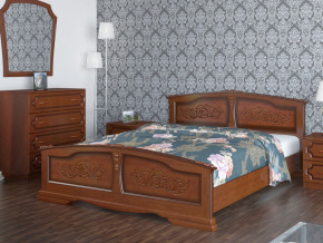 Кровать Елена 1400 Орех в Лангепасе - langepas.magazinmebel.ru | фото - изображение 2