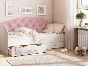Кровать Эльза Белый-розовый в Лангепасе - langepas.magazinmebel.ru | фото