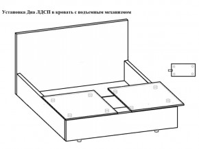 Кровать Феодосия норма 160 с механизмом подъема и дном ЛДСП в Лангепасе - langepas.magazinmebel.ru | фото - изображение 5