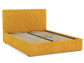 Кровать Гамма 1600 с основанием велюр тенерифе куркума в Лангепасе - langepas.magazinmebel.ru | фото - изображение 2